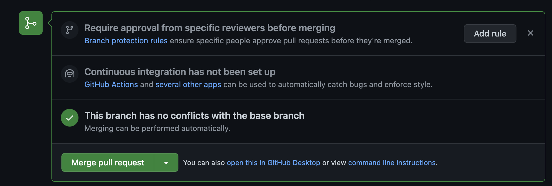 Github merge pull request